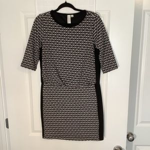 Emma & Michele Ladies Pullover Dress Black/ White Size M